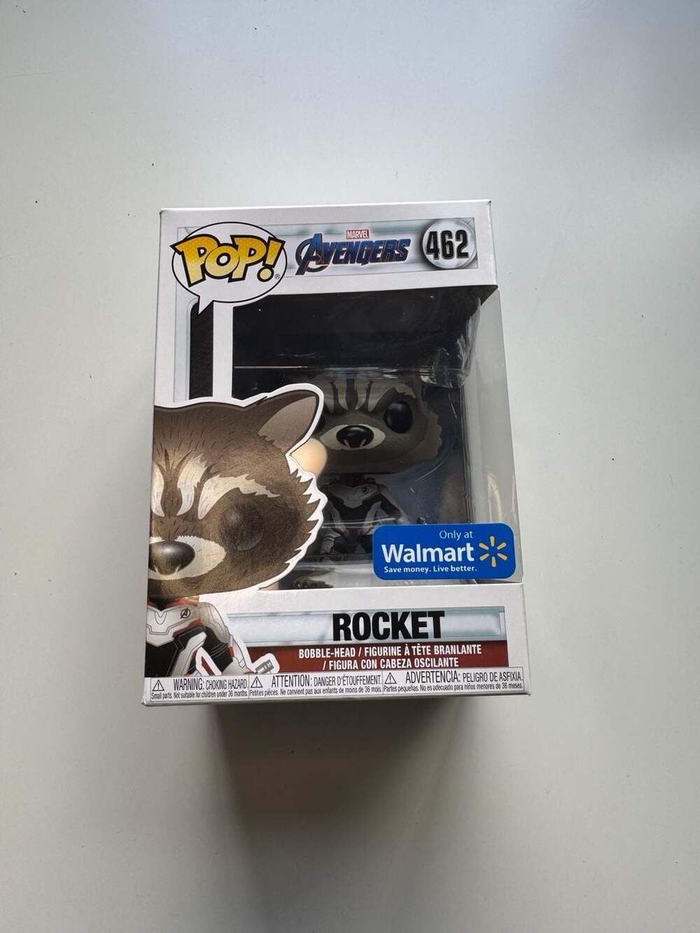 Funko Pop! Marvel Avengers Rocket 462 Walmart Exclusive
